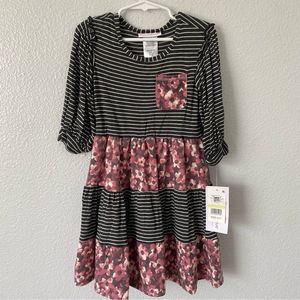 Nwt
Bonnie Jean Girl's Floral Dress Size 4T